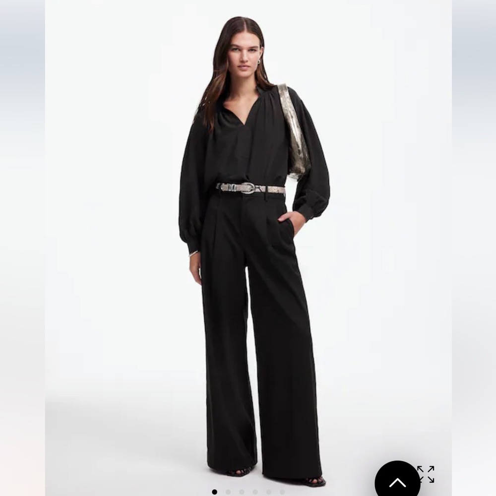 Madewell the Harlow super wide leg trousers